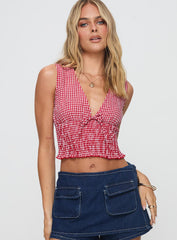 Mixing It Up Top Red / White