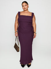Lanai Maxi Dress Plum Curve