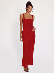 Strauss Maxi Dress Red