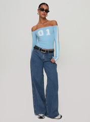 One And Only Long Sleeve Top Blue