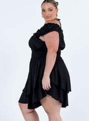 The Love Galore Romper Black Curve