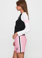 Bend It Athletic Shorts Pink