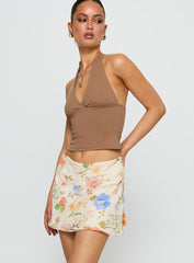 Feed The Soul Mini Skirt Floral Multi