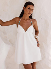 Melanea Mini Dress White