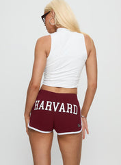 Harvard Old School Mini Short Crimson