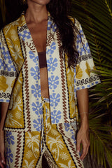 Daze Shirt - Vory Print