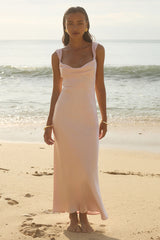 MARGOT COWL MAXI DRESS - MUSK
