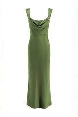 Margot Cowl Maxi Dress - Olive