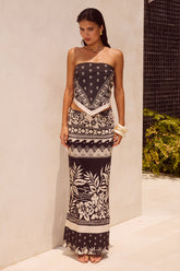 MIRANTO MAXI SKIRT - MILOSA BLACK