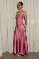 Odina Square Neck Maxi Dress - Blush