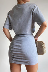 Taylor Mini Dress - Grey