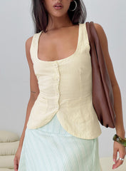 Spirito Vest Top Butter