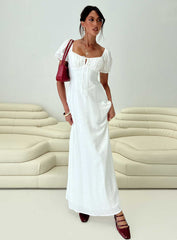 Summer Song Maxi Dress White