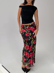Emaretta Maxi Skirt Multi Floral