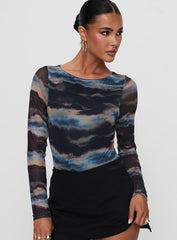 Agate Long Sleeve Bodysuit Multi