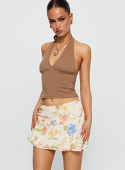 Feed The Soul Mini Skirt Floral Multi