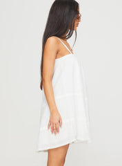Jubilant Mini Dress White