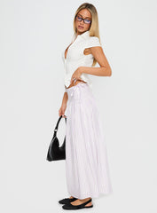 Antheia Maxi Skirt White Multi