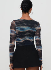 Agate Long Sleeve Bodysuit Multi