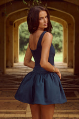 Adaline Mini Dress  - Navy