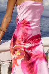 Celeste Strapless Maxi Dress - Orchid Pink
