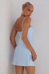 Cherish Mini Dress - Sky Blue