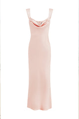 Margot Cowl Maxi Dress - Musk
