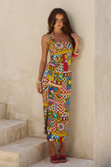 PHARA MIDI DRESS - PHAEDRA PRINT