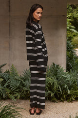 Salone Maxi Skirt - Black/Cream